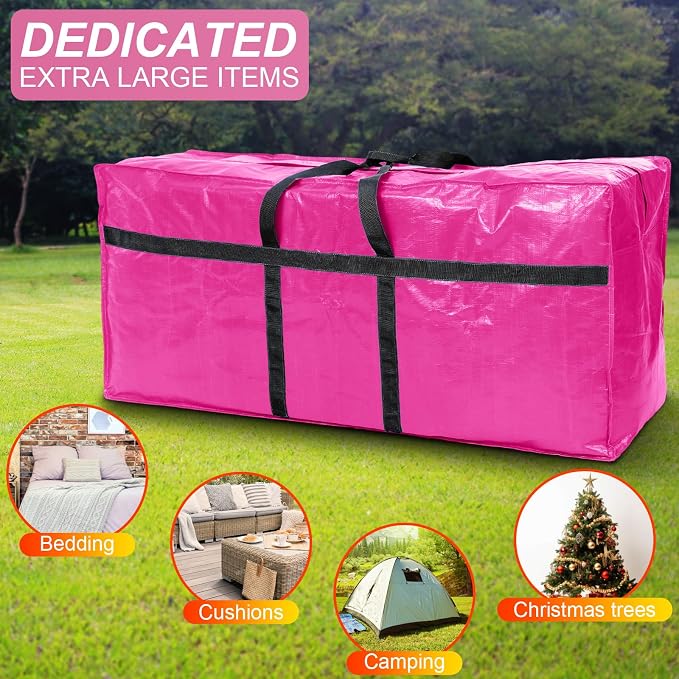 4 Pcs 66 Gallon Large Moving Bags - Image 5
