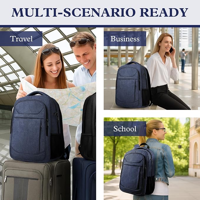 Extra Large Laptop Backpack, 17 Inch Travel Travel Backpack, Big Sturdy - Image 6