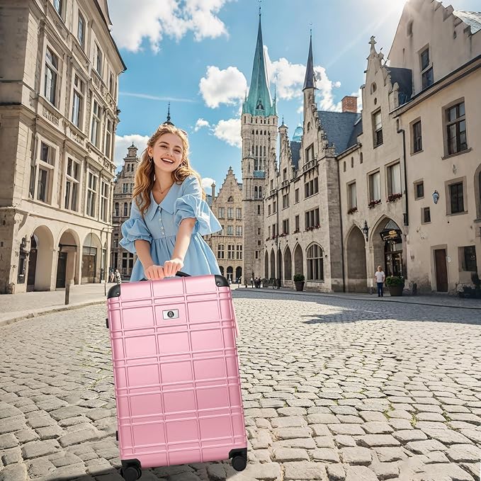 Luggage Sets 4 Piece, ABS PC Lightweight Suitcases - Image 8
