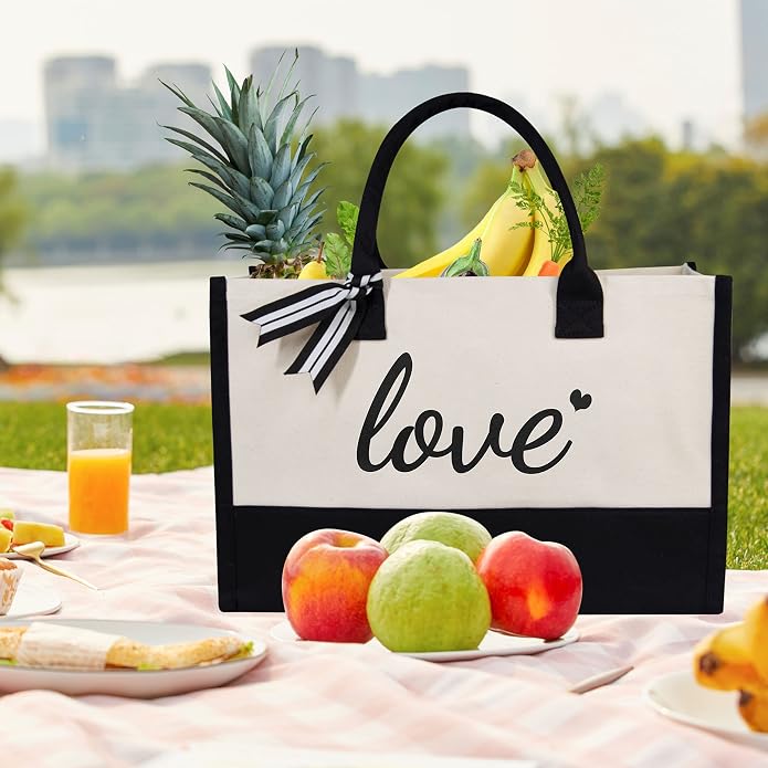 TOPDesign Canvas Tote Bag, Bridal Shower Gifts - Image 3