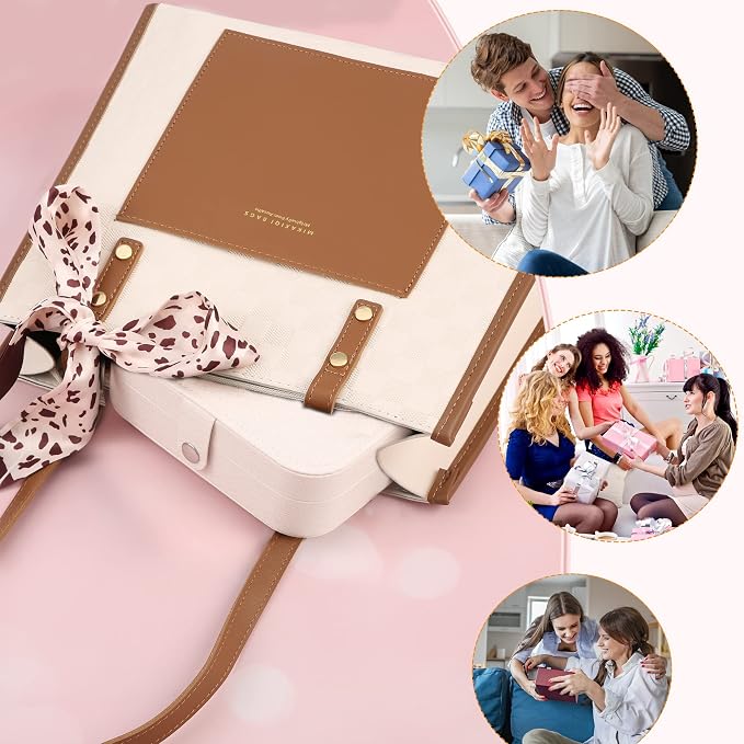 Travel Jewelry Box, PU leather Small Jewelry Organizer - Image 8