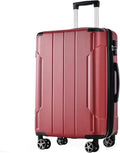 Merax 24 Inch Expandable Checked Luggage, Hardshell ABS Medium Suitcase by Merax