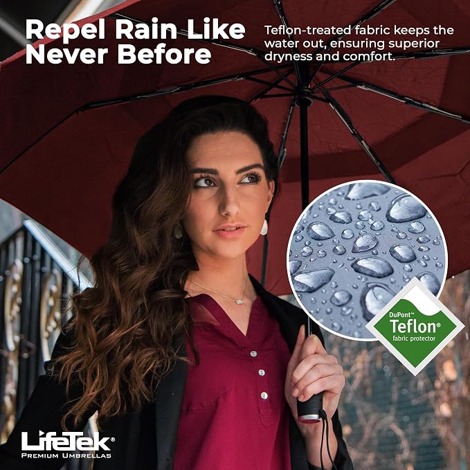 LifeTek Premium Travel Umbrella - Image 6