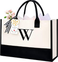 BAGAIL Initial Tote Bag, Personalized Birthday Gifts by BAGAIL