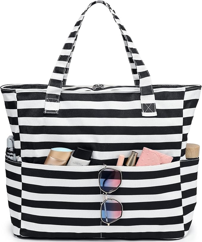 LEDAOU Beach Bag Waterproof Sandproof Women Tote Bag Pool Bag by LEDAOU