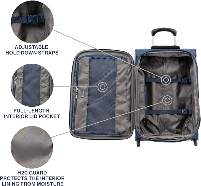 Travelpro Tourlite Softside Expandable Upright 2 Wheel Luggage, Lightweight - Image 5