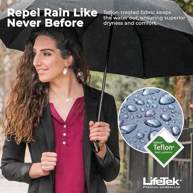 LifeTek Premium Travel Umbrella - Image 6