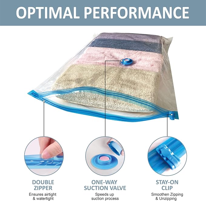 10 Large Vacuum Storage Bags - Image 5
