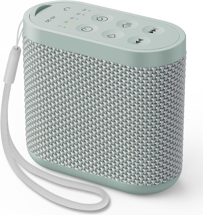 Portable White Noise Machine for Sleeping, Travel & Hotel by HomeBest