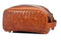 10" Premium Leather Toiletry Travel Pouch by AARONLEATHERGOODS%C2%AE