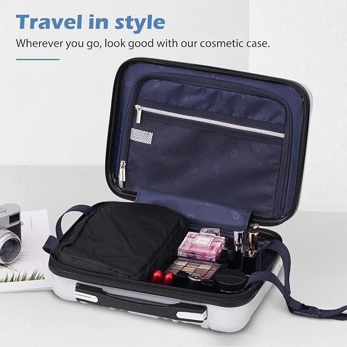 Coolife Luggage Expandable 5 Piece Sets PC+ABS Spinner Suitcase 20 inch 24 inch - Image 5