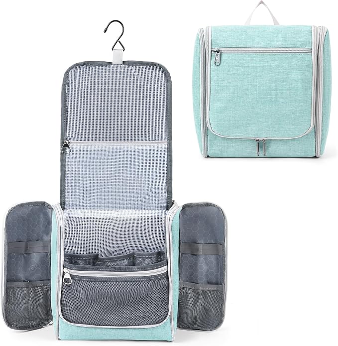 Della Gao Travel Toiletry Bag for Men and Women, Bathroom Bag, Water-Resistant by DellaGao