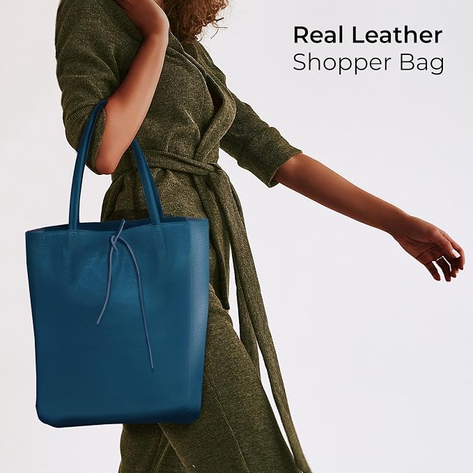 Italian Calf Leather Tote for Women - Image 8
