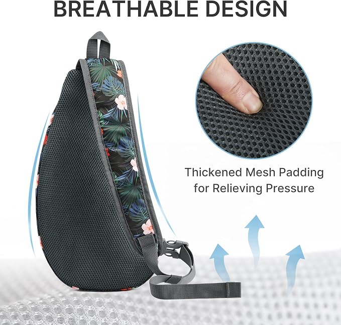 G4Free Sling Bag for Men Women, Small Crossbody Backpack Lightweight Chest - Image 5