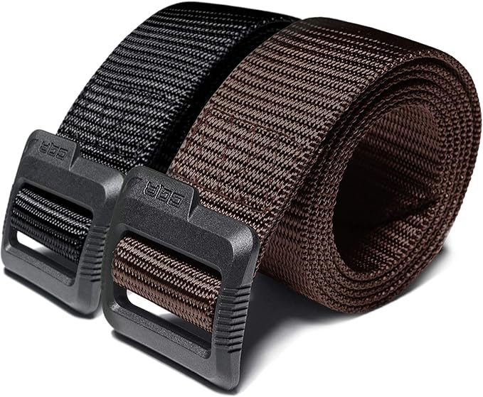 CQR Tactical Belt, Military Style Heavy Duty Belt, Webbing EDC Quick-Release by CQR%C2%AE