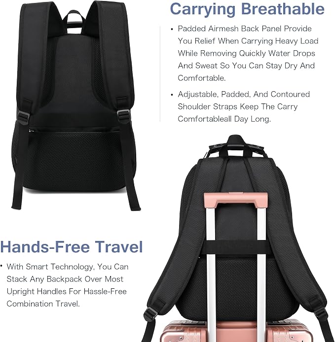 Boavan Laptop Backpack for men, 15.6 inch Laptop Bag - Image 3