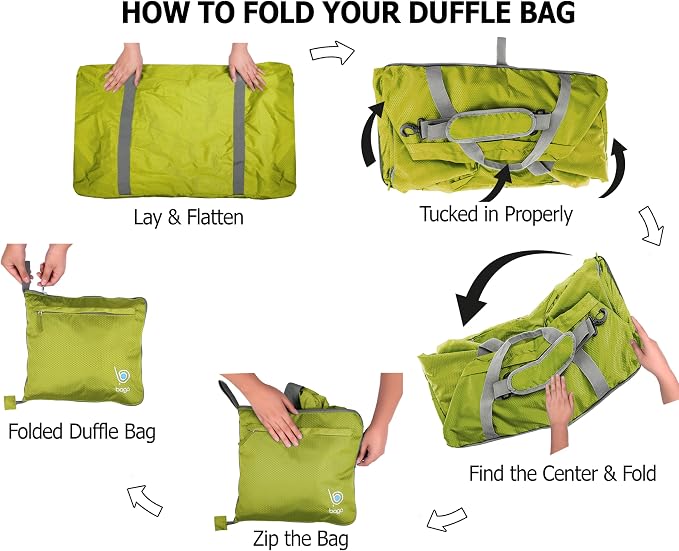 Bago Large Foldable Duffel Bags - Image 8