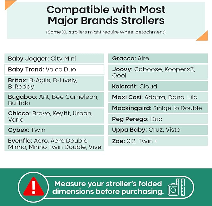 reperkid Medium Stroller Bag for Airplane Travel, Fits Most Single Strollers - Image 2
