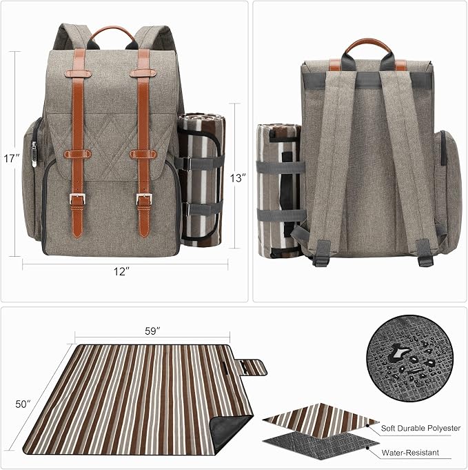 Picnic Backpack for 2 Person - Image 5