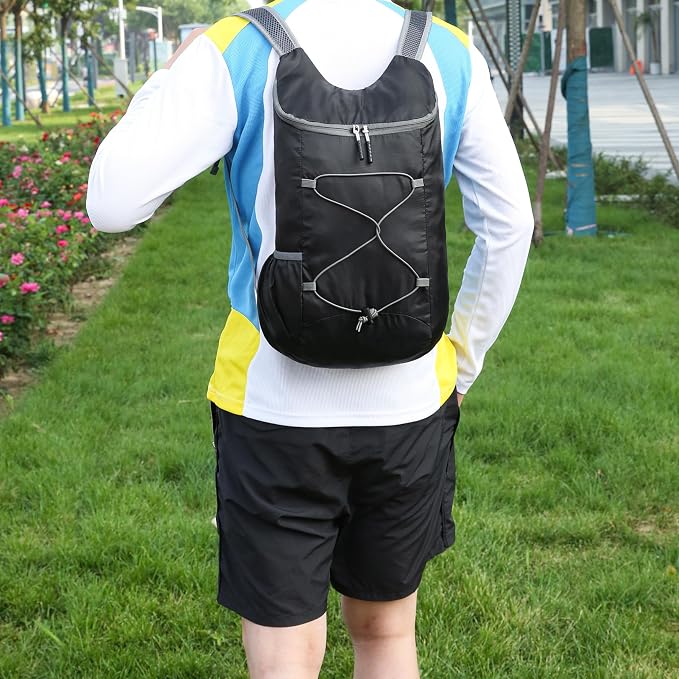 16L Hiking Daypack Lightweight Foldable Travel Backpack Water Repellent Camping - Image 8
