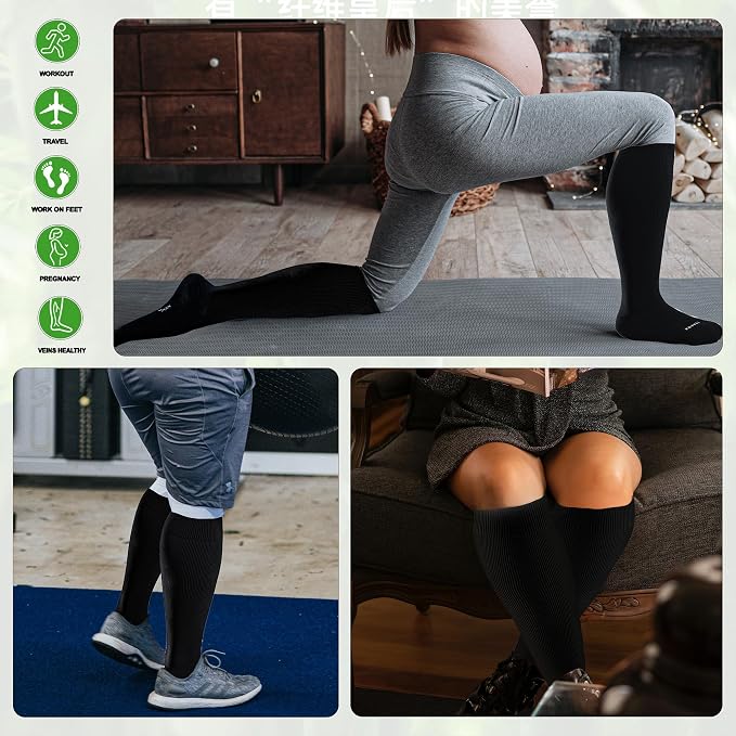 LEVSOX Wide Calf Compression Socks - Image 7