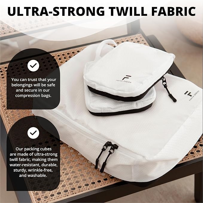 8 Piece Compression Packing Cubes Set - Image 7