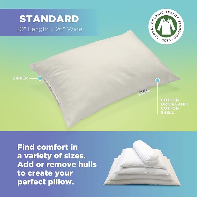Bean Products 20" x 26" Standard Bed Pillow - Image 3