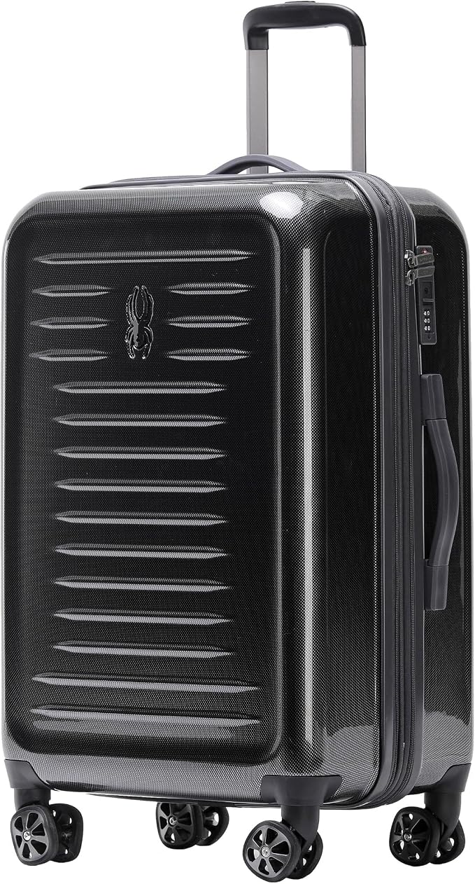 Spyder Rails 25 Inch Expandable Hardside Upright Suitcase by Spyder