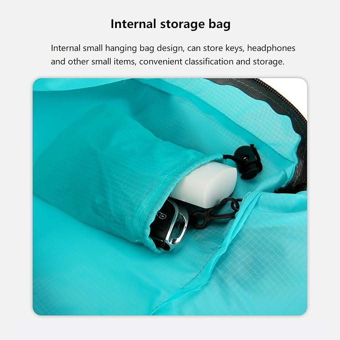 16L Hiking Daypack Lightweight Foldable Travel Backpack Water Repellent Camping - Image 7