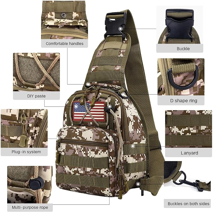 80L 2Pcs Hiking Backpack for Men - Image 7