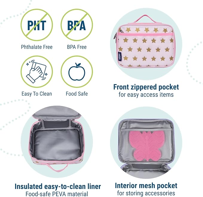 Wildkin Kids Insulated Lunch Box – Durable and Reusable - Image 4