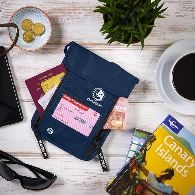 VENTURE 4TH Passport Holder Neck Pouch - Image 6