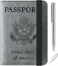 Passport Holder Cover Wallet Travel Essentials Leather Rfid Blocking Case by LOHASLIFE