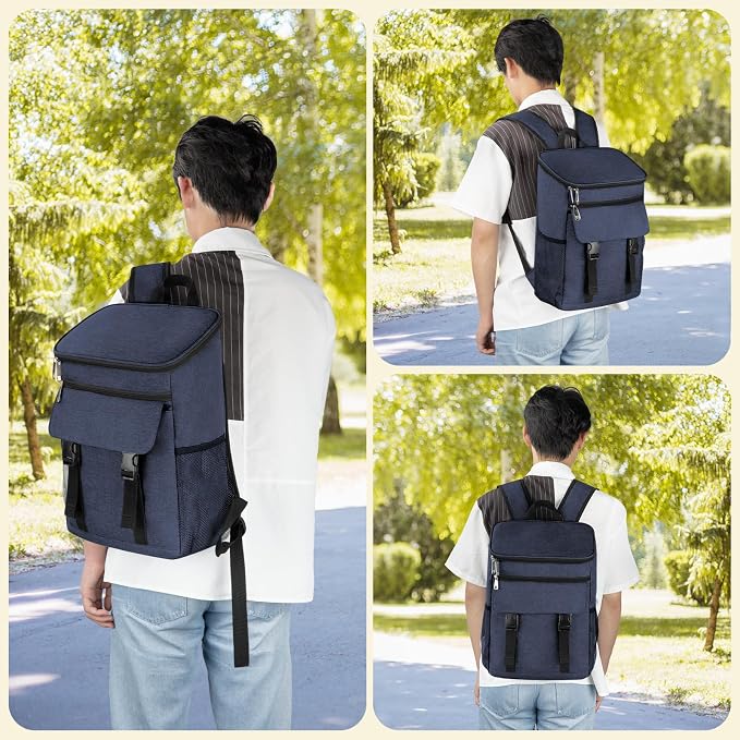Cooler Backpack Soft Insulated Leak Proof 50 Cans Insulated Backpack Cooler - Image 7