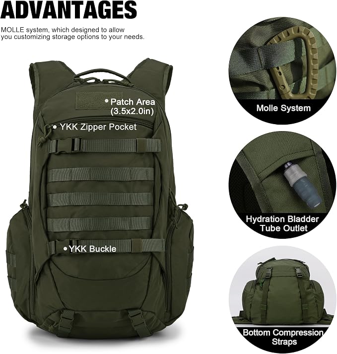 Mardingtop 35L Tactical Backpacks Molle Hiking daypacks - Image 3