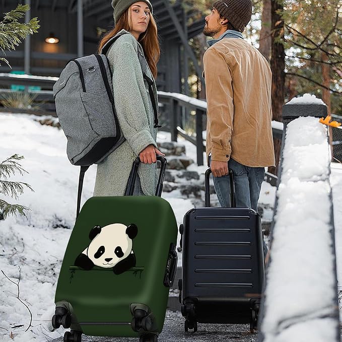 ANNA QUEEN Panda Luggage Cover, Cute Panda Design Suitcase Protector, - Image 2
