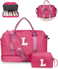 Birthday Gifts for 3 4 5 6 7 8 9 10 11 12 13 Year Old Girls-Initial Travel Bag by Vogewood