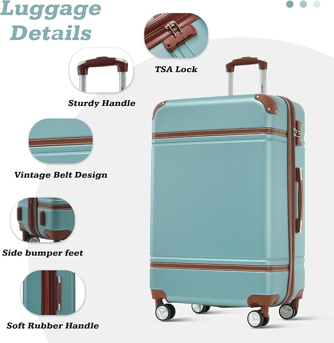 Merax Suitcase Set 28 inches Expandable Luggage - Image 3