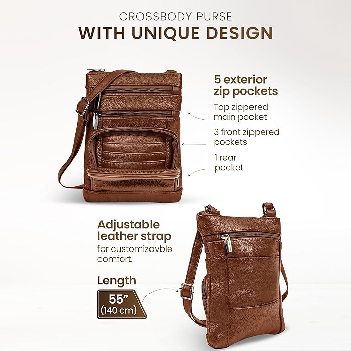 Krediz leather Crossbody Purses - Image 4