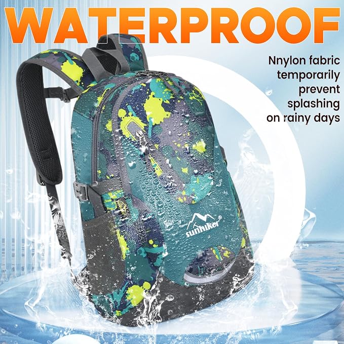 sunhiker Small Cycling Hiking Backpack Water Resistant Travel Backpack - Image 4