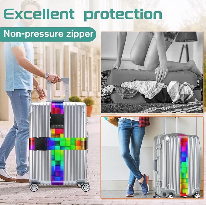 Slohif Luggage Straps for Suitcases Travel Belt Accessories Luggage Connector - Image 5