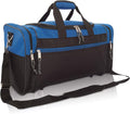 DALIX 17" Blank Duffle Bag Duffel Bag Travel Size Sports Durable Gym Bag by Dalix
