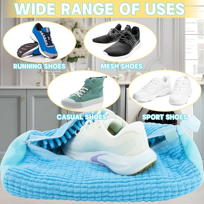 2PCS Shoe Washing Machine Bgs, Laundry Shoe Bags - Image 4