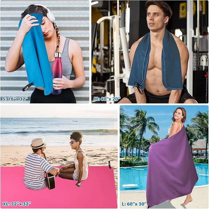 BOGI Microfiber Quick Dry Travel Sports Towel - Image 9