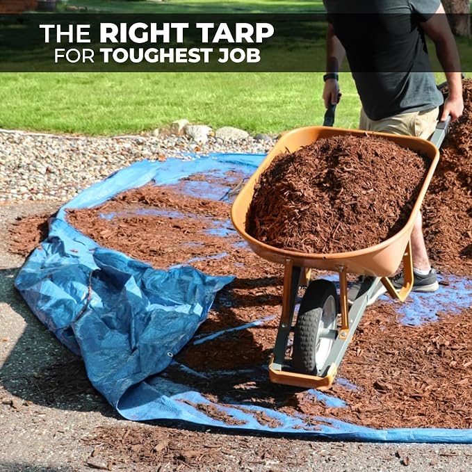 Tarps Heavy Duty Waterproof 12x20-12 mil Thick Camping Tent - Image 7