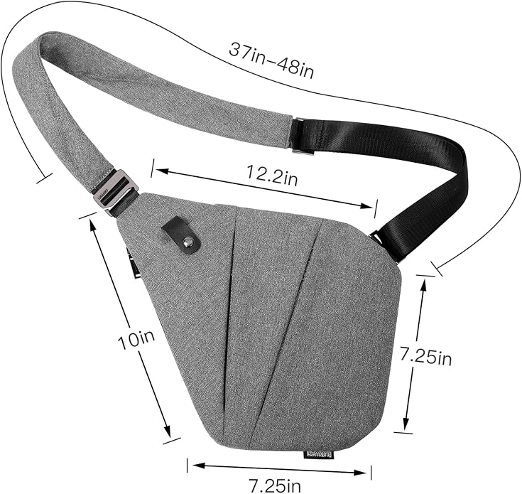 weiatas Sling Bag Chest Shoulder Backpack Crossbody Bags - Image 4