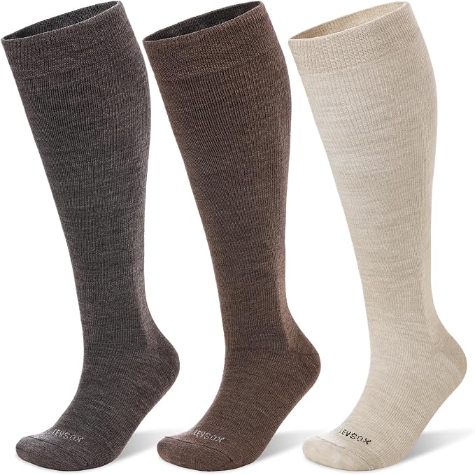 LEVSOX Merino Wool Compression Socks by Levsox