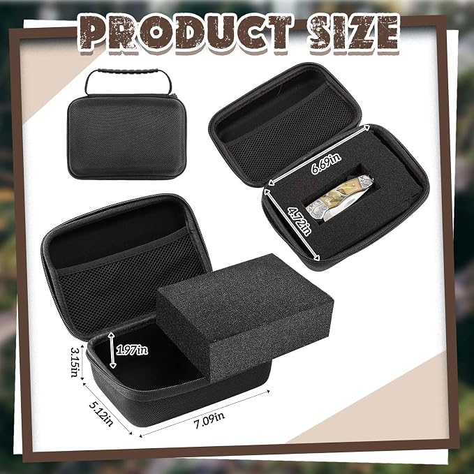 EVA Hard Case with Customizable Foam Protective EVA Carrying Case Shockproof - Image 2