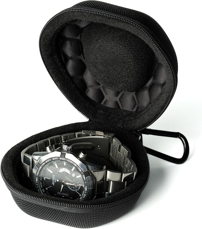 padded single Watch travel Case, men's watch case holder - Image 2