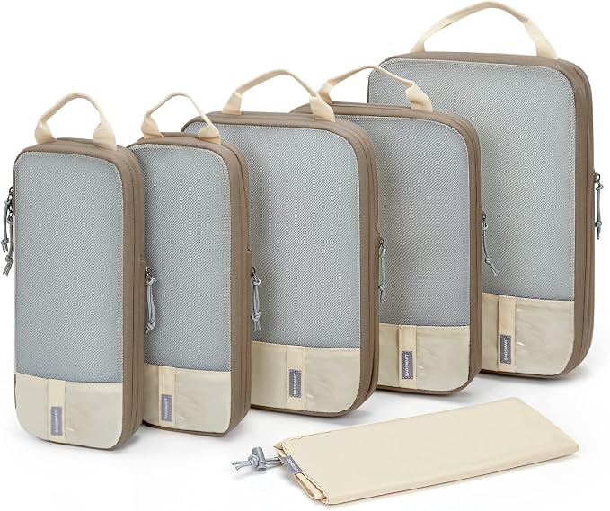 BAGSMART 6 Set Compression Packing Cubes by BAGSMART